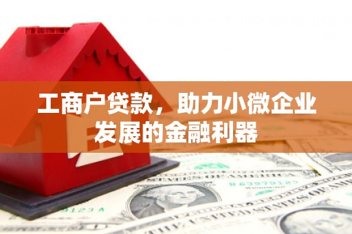 沁县工商户贷款，助力小微企业发展的金融利器