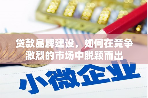 沁县贷款品牌建设，如何在竞争激烈的市场中脱颖而出