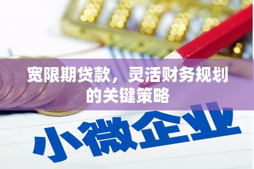 沁县宽限期贷款，灵活财务规划的关键策略