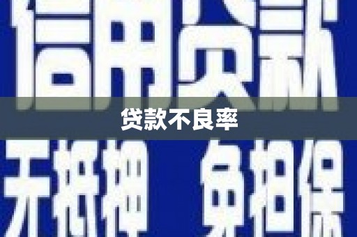 沁县贷款不良率