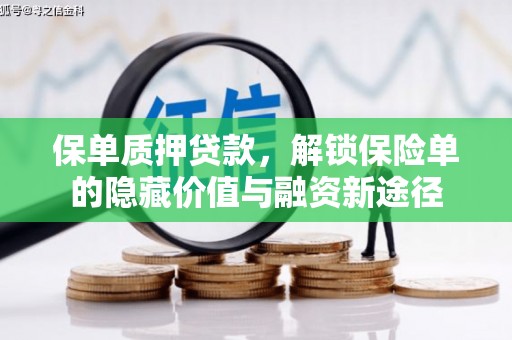 沁县保单质押贷款，解锁保险单的隐藏价值与融资新途径