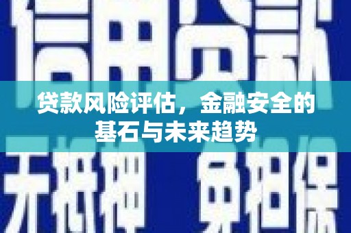 沁县贷款风险评估，金融安全的基石与未来趋势