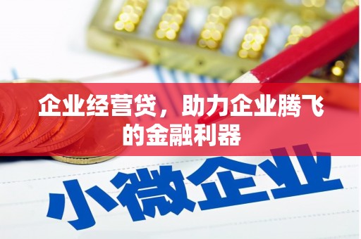 沁县企业经营贷，助力企业腾飞的金融利器