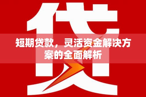沁县短期贷款，灵活资金解决方案的全面解析