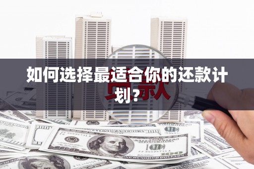 沁县如何选择最适合你的还款计划？