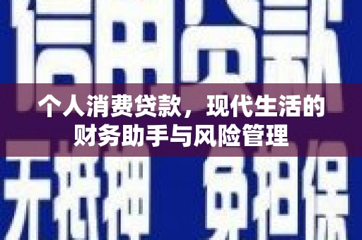 沁县个人消费贷款，现代生活的财务助手与风险管理