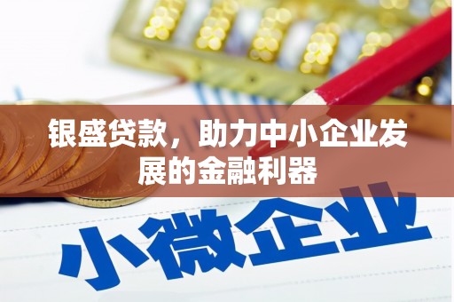 沁县银盛贷款，助力中小企业发展的金融利器
