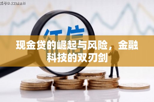 沁县现金贷的崛起与风险，金融科技的双刃剑