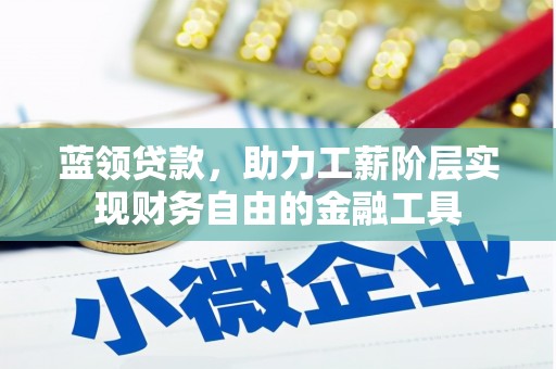 沁县蓝领贷款，助力工薪阶层实现财务自由的金融工具
