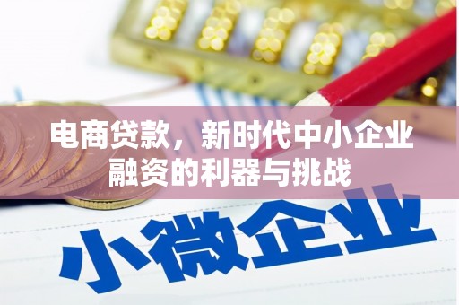 沁县电商贷款，新时代中小企业融资的利器与挑战
