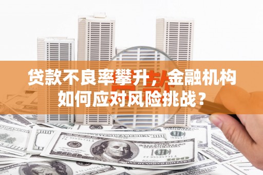沁县贷款不良率攀升，金融机构如何应对风险挑战？