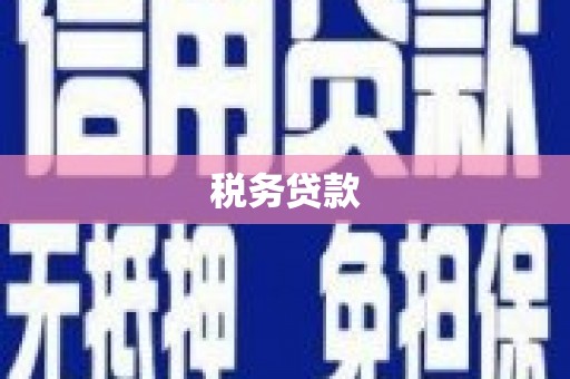 沁县税务贷款
