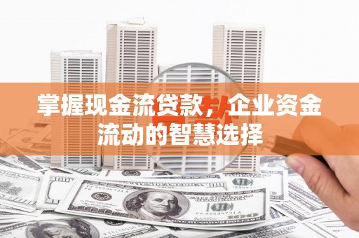 沁县掌握现金流贷款，企业资金流动的智慧选择