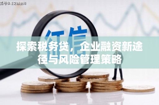 沁县探索税务贷，企业融资新途径与风险管理策略