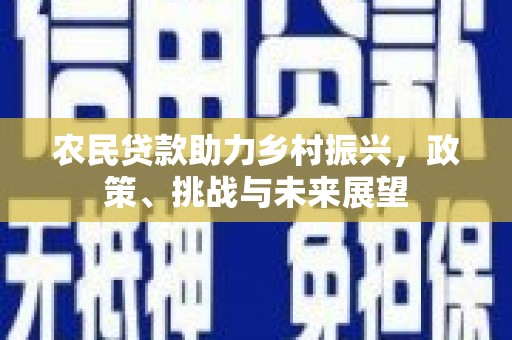 沁县农民贷款助力乡村振兴，政策、挑战与未来展望