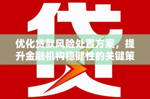 沁县优化贷款风险处置方案，提升金融机构稳健性的关键策略
