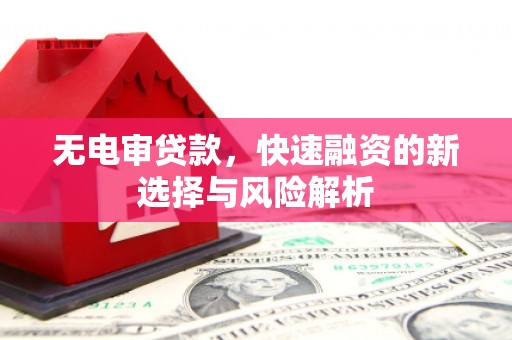 沁县无电审贷款，快速融资的新选择与风险解析