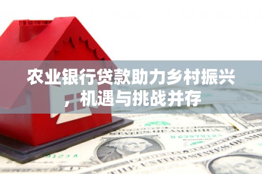 沁县农业银行贷款助力乡村振兴，机遇与挑战并存
