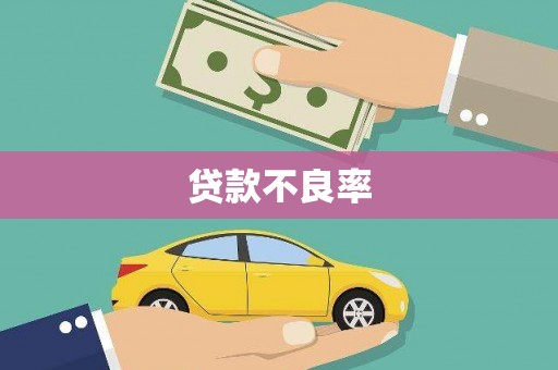 沁县贷款不良率