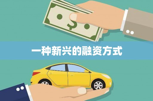 沁县一种新兴的融资方式