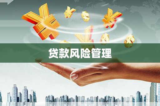 沁县贷款风险管理